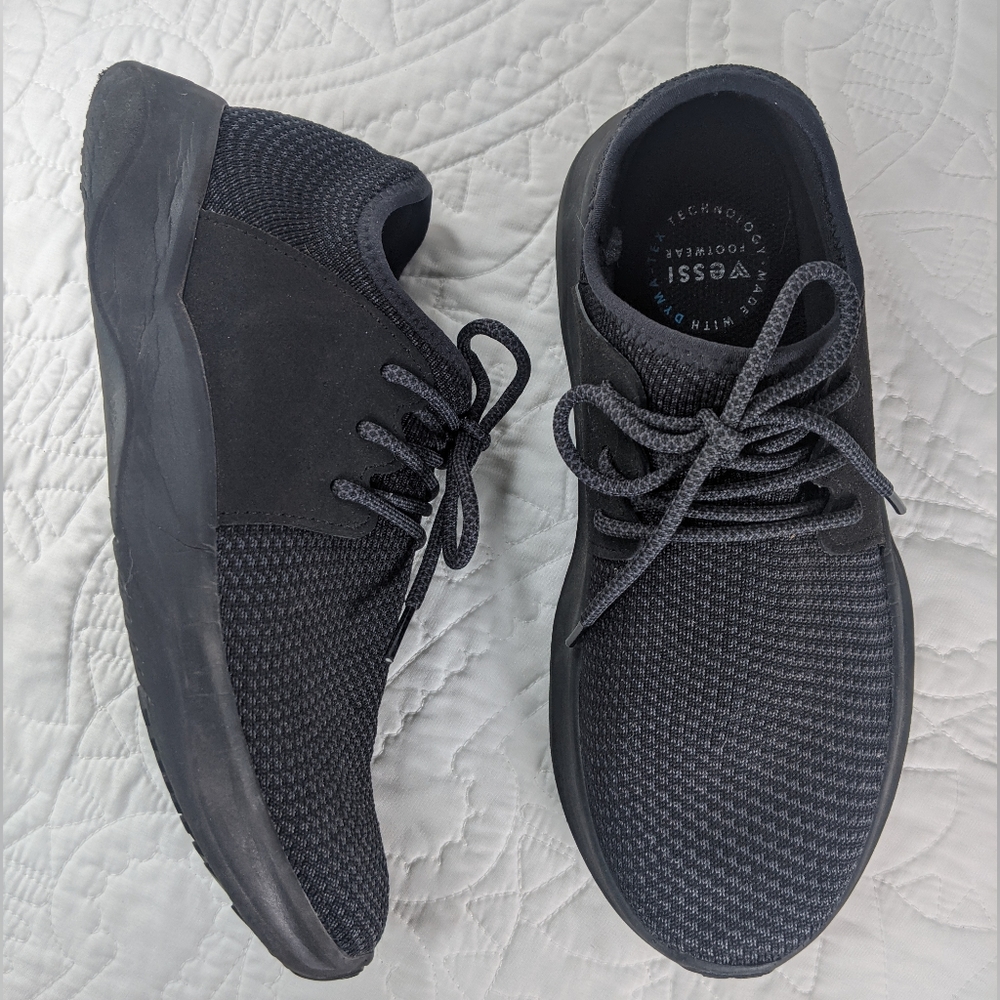 Vessi | Black Athletic Sneakers | Women's Size 8